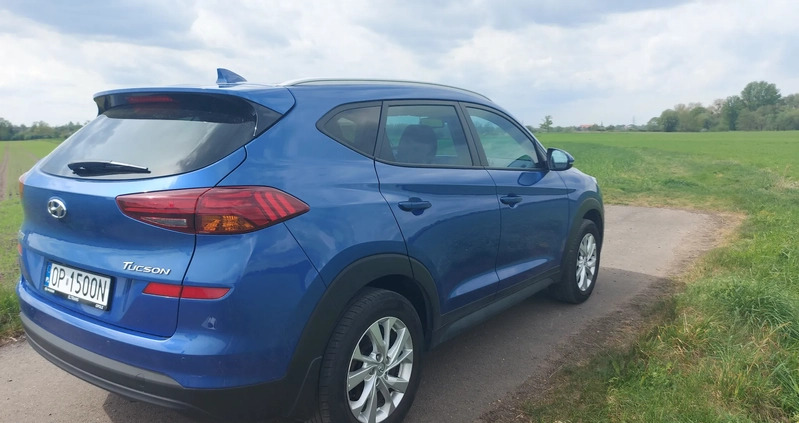 Hyundai Tucson cena 86500 przebieg: 71000, rok produkcji 2019 z Trzebnica małe 37